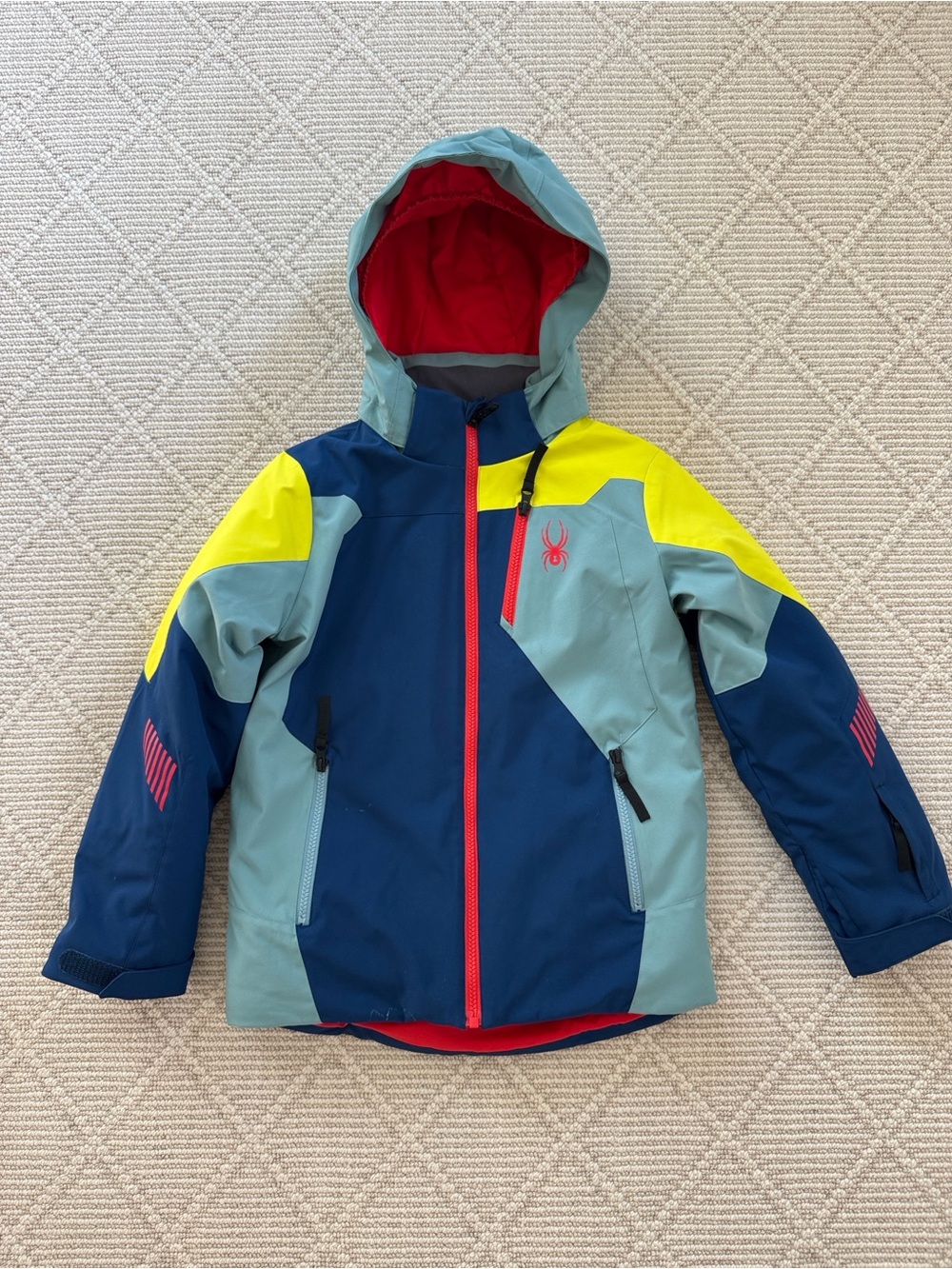 Spyder Boys Leader Ski Snow Jacket size 10